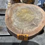 Rosewood schijf, Dikte 70mm, Ø 550mm